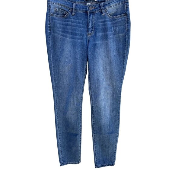 Vintage America Blues Womens Boho Skinny Medium Wash Mid Rise Denim Jeans 8R/29 - Picture 1 of 7